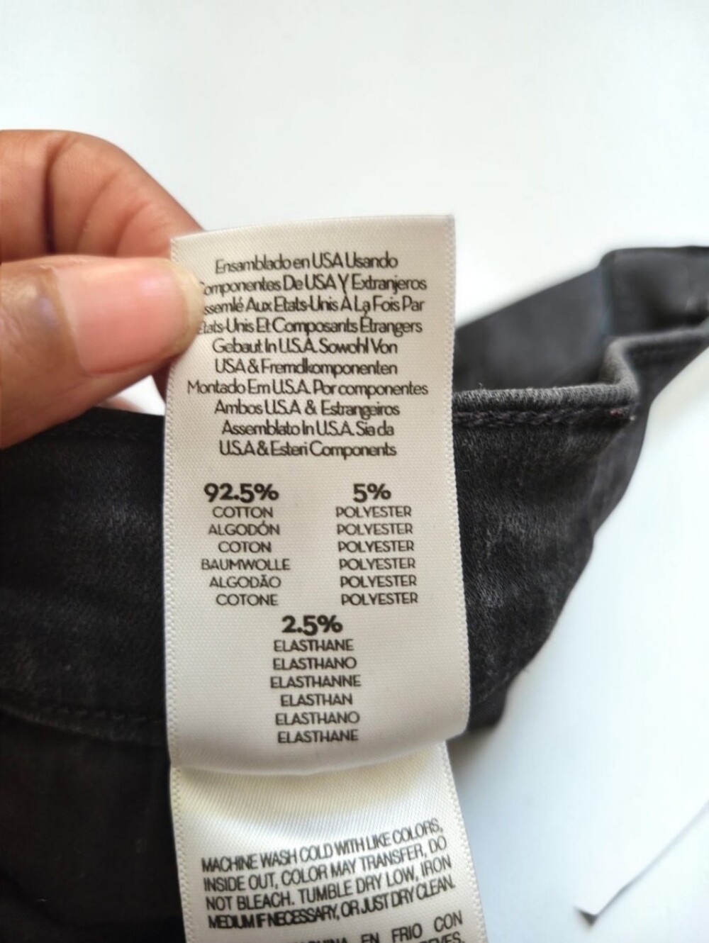 MOTHER The Hustler Ankle Fray Not Guilty Black High Rise Fray Hem Jeans Size 27 - Picture 10 of 10